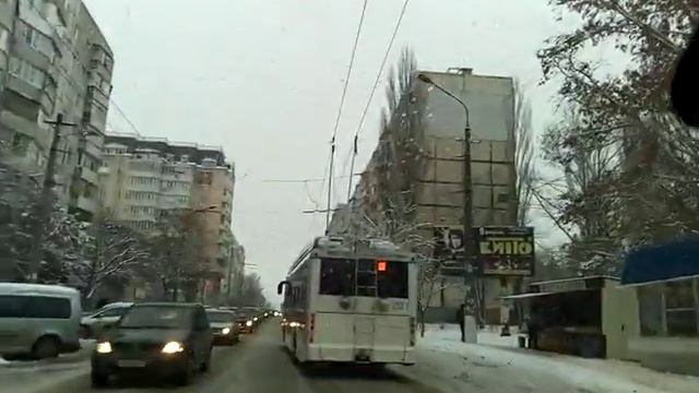 #Крым #Симферополь 21.12.2016 Обзор ул. Лермонтова, Садовое кольцо смотреть онлайн