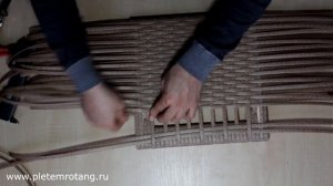 Урок плетения из ротанга № 1. Основы плетения.