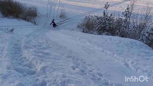 поселок "Шапки" Ленинградская область. Зимние покатушки.ЧАСТЬ 1 смотреть онлайн