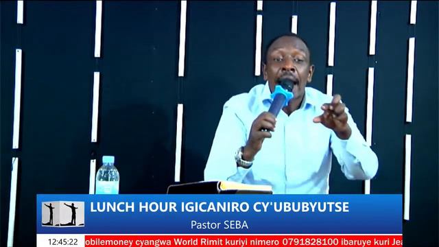 LUNCH HOUR IGICANIRO CY'UBUBYUTSE WITH PASTOR SEBA смотреть онлайн