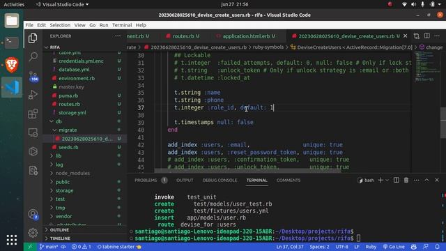 Creación de aplicación de rifa con Ruby on Rails. смотреть онлайн