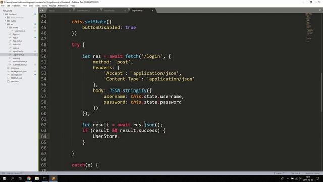 React JS Tutorial - Create A Simple Login System Episode #2 of #3 смотреть онлайн