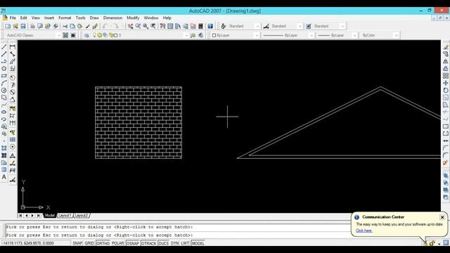 AutoCAD 2007 TUTORIALS -32- Hatch смотреть онлайн