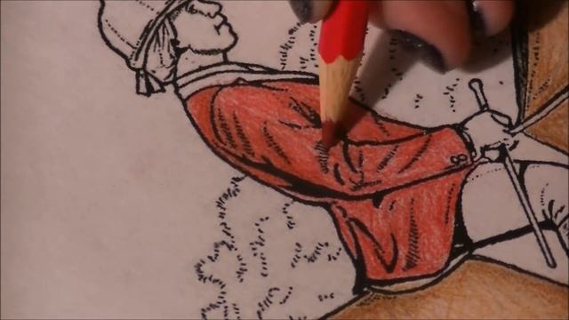 РАСКРАСКА В ЦВЕТЕ: всадник на лошади | Coloring a rider on a horse смотреть онлайн
