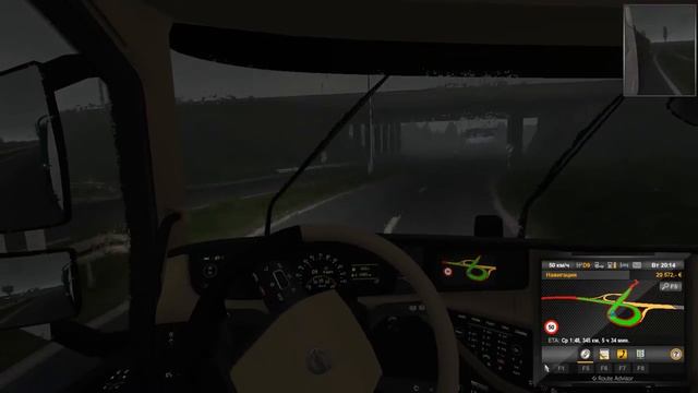Euro Truck Simulator 2, прохождение #25 Откуда дровишки? (ProMods 2.0.3+RusMap 1.6.3) смотреть онлайн