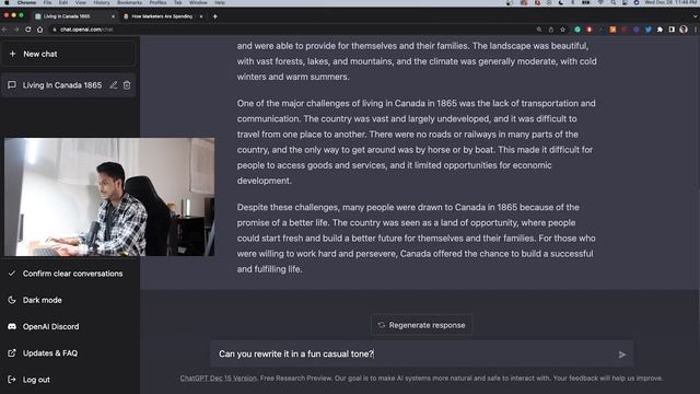 CHATGPT IS TAKING OVER MY MARKETING JOB!! смотреть онлайн