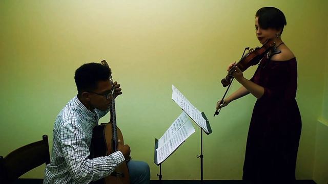 Niccolo Paganini - Sonata No.1 for Violin and Guitar, Centone di Sonate смотреть онлайн