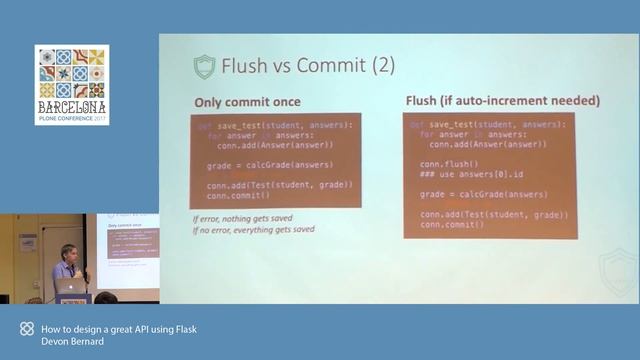 Day 1: Devon Bernard - How to design a great API using Flask смотреть онлайн