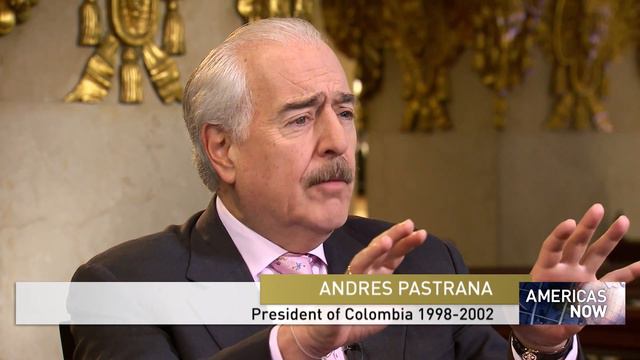 A conversation with former President of Colombia Andres Pastrana смотреть онлайн