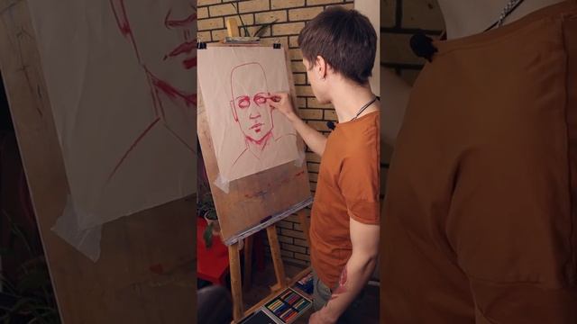 Рисуем голову с #жукографика #shorts смотреть онлайн