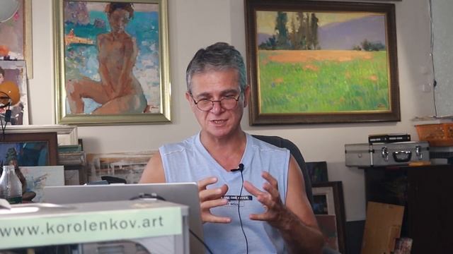 1306 ЭСКИЗ И КАРТИНА _ художник Короленков смотреть онлайн