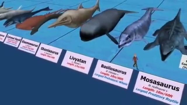 Сравнение размеров морских монстров смотреть онлайн