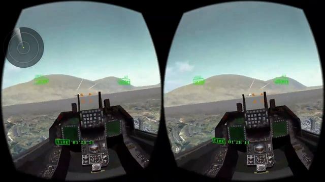 VR Jet Fighter Dogfight Game | Android Cardboard 360 смотреть онлайн