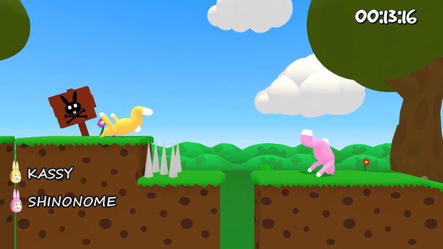 #2【Super Bunny Man】蹴られたら蹴り返す。KASSY+しののめさん【steam】 смотреть онлайн