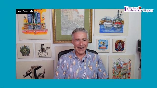 Machine Embroidery Shop Talk Q&A with John Deer смотреть онлайн