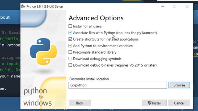 Instalar Python 3 8 1 смотреть онлайн