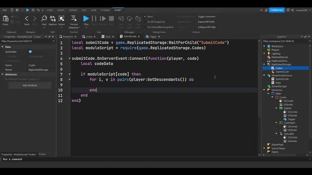 How to make a codes system | Roblox Studio смотреть онлайн