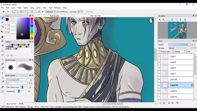 Thanatos (Hades) Speedpaint смотреть онлайн