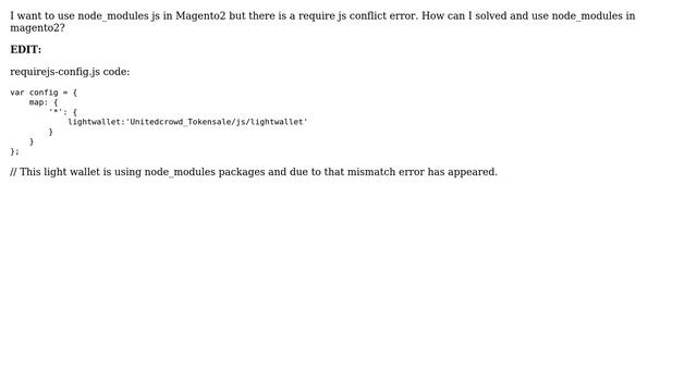 Magento: How to use node_modules in Magento2? смотреть онлайн
