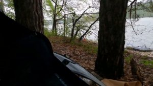 Дикарями на Павловку 2 | Испытание лодочного электромотора Haswing osapian 40 | Ночёвка в лесу