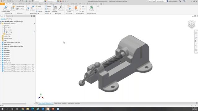 Getting Started with Model States in Autodesk Inventor смотреть онлайн