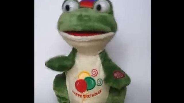 SINGING HAPPY BIRTHDAY FROG