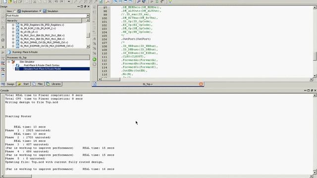 5231: Post Route Simulation Working w/ Minimal Warnings смотреть онлайн