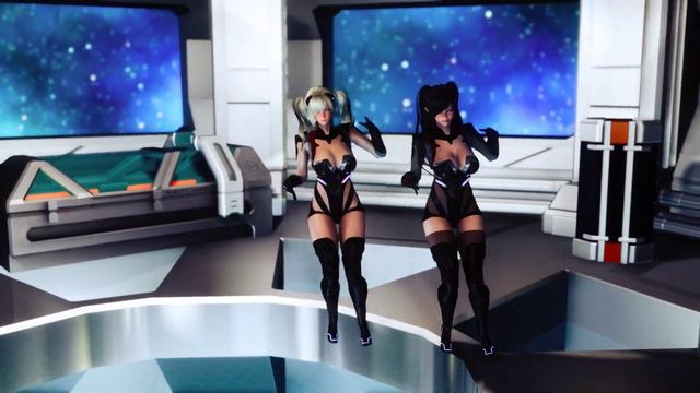 Skyrim Dance Together MMD - Lovesick Girls смотреть онлайн