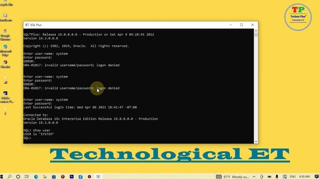 Reset oracle system password | how to reset oracle password using sql plus смотреть онлайн