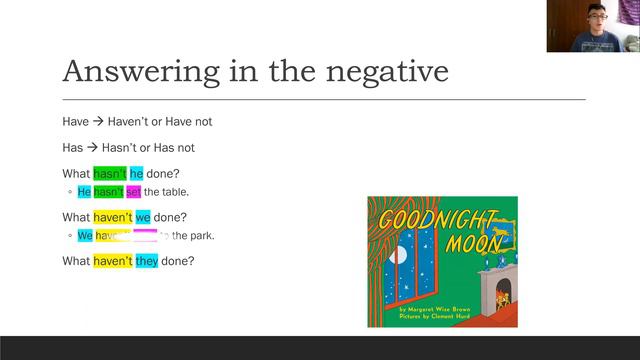 Present Perfect Negative смотреть онлайн