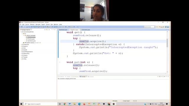 AOOP-Semaphores and CDL in Java on 19 10 2020 смотреть онлайн