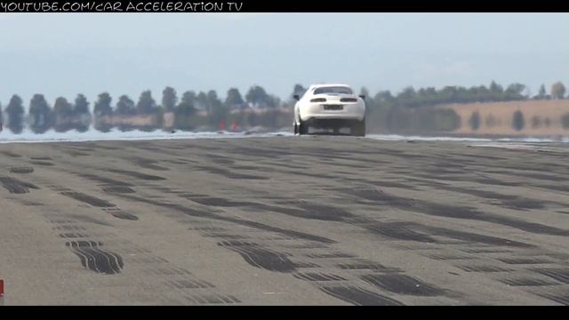 Toyota Supra 1200 PS Turbo Acceleration 0-300 Wheelspinn