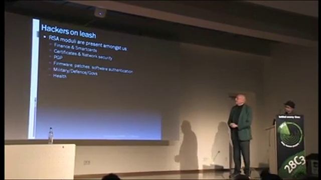 28C3 - the future of cryptology смотреть онлайн
