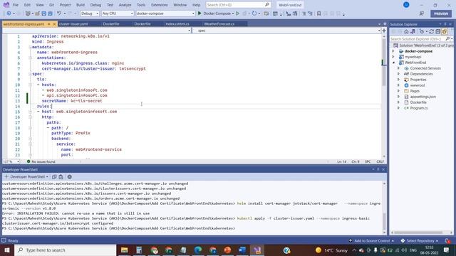 Add TLS Certificate for Kubernetes Cluster using external-dns смотреть онлайн