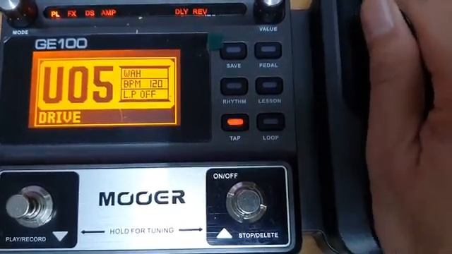 Mooer GE100 YouTube смотреть онлайн