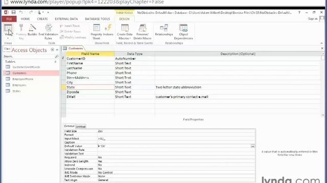 20 Access 2013 Setting the default value смотреть онлайн