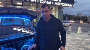 Громкая Kia Rio! 4 пары Pride SOLO300 + эстрадные сабы