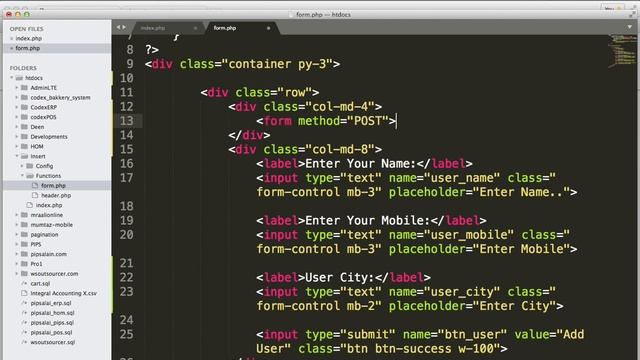 Insert, View, Update, Delete Data Using PHP & MySQL! Part 2 By Mr. Aali Online Academy смотреть онлайн