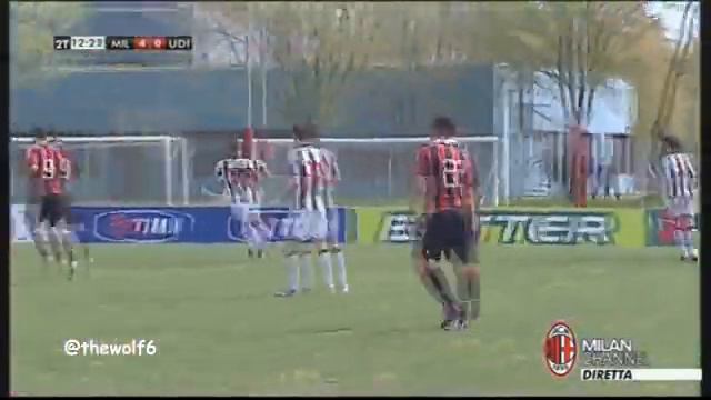 Ganz Second Goal Against Udinese - Primavera 13-4-2013 смотреть онлайн
