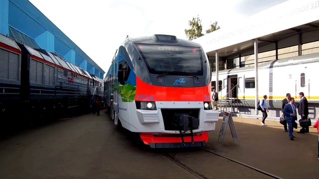 Обзор электропоезда ЭП2Д смотреть онлайн