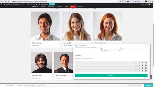 Team Box (Page Builder Element in Kallyas WordPress theme v4.0 ) смотреть онлайн