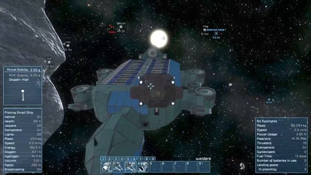 Space Engineers planet survival ep48 shell and hydrogen refit смотреть онлайн