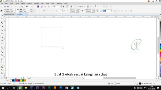 Belajar fungsi Shaping (Weld, Trim, Intersect dll) - CorelDraw смотреть онлайн