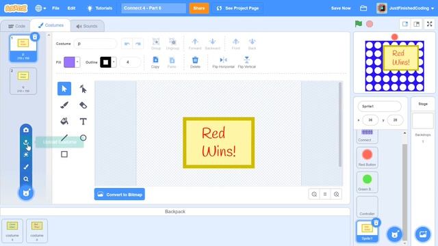 Connect 4! - Part 6 [2020] | Advanced Scratch 3.0 Tutorial | Just Finished Coding! смотреть онлайн