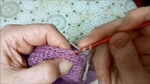 Обвязка планки кардигана крючком... Мастер класс