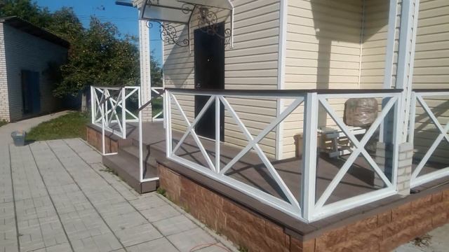 Перила из профильной трубы