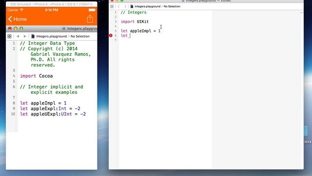 Integer (Swift Programming Language Reference)