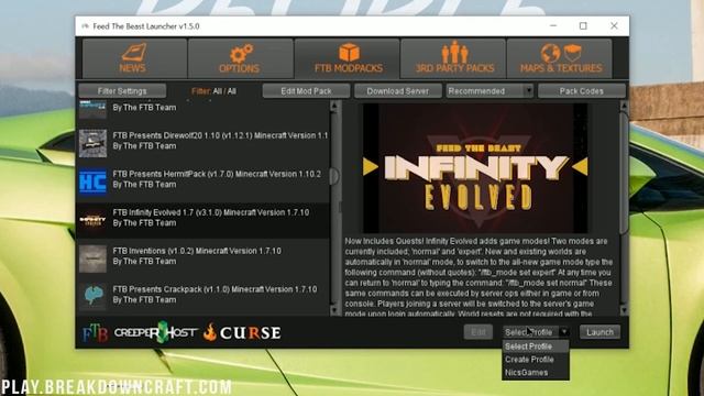 How To Download & Install FTB Infinity Evolved (New FTB Launcher!) смотреть онлайн