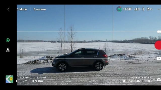 Один из первых полётов на квадрокоптере mavic air 2 fly. Поставил на учёт и учусь помаленьку летать смотреть онлайн