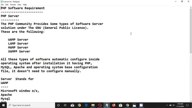 INTRODUCTION OF PHP AND XAMPP INSTALLATION смотреть онлайн